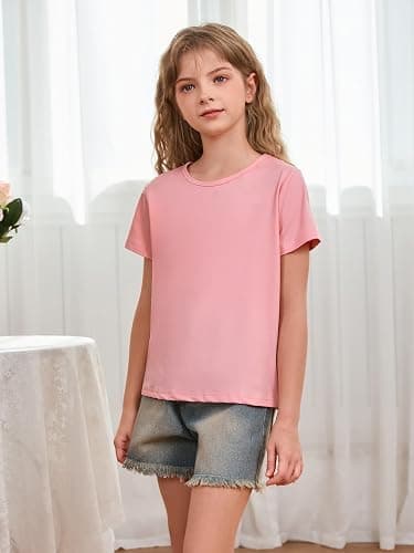 SOLY HUX Girl's Letter Car Graphic Print Short Sleeve Tee Casual T Shirt Top thumbnail 4