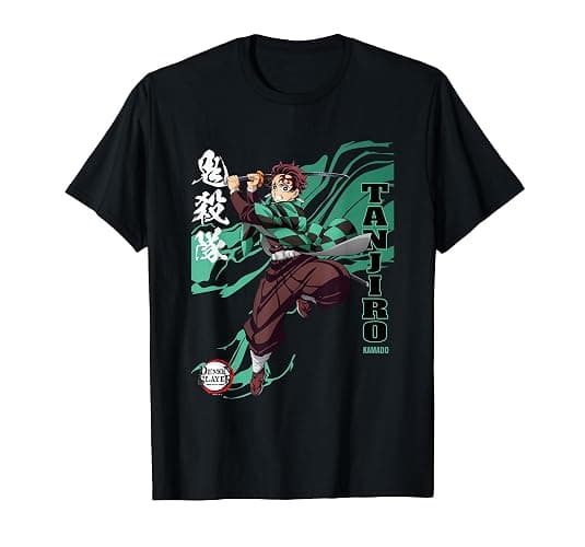 Demon Slayer: Infinity Castle Tanjiro Kamado Sword Art T-Shirt - Image 1