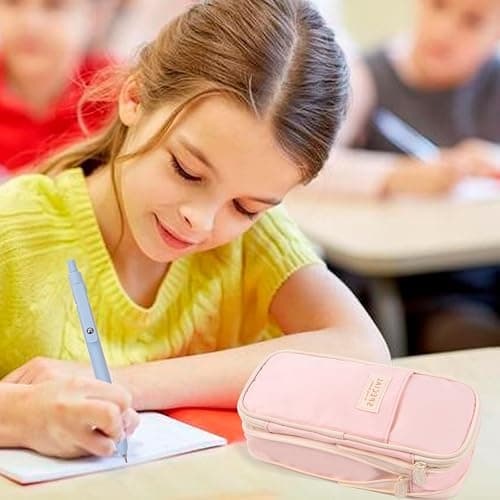 Aesthetic School Supplies with Pencil Pouch - 27Pcs Cute College Essentials Set, Big Capacity Pen Case, Pastel Highlighters, Bible Study Journaling Stationary, Annotation Kit Stuff Gift for Girls Teen thumbnail 7