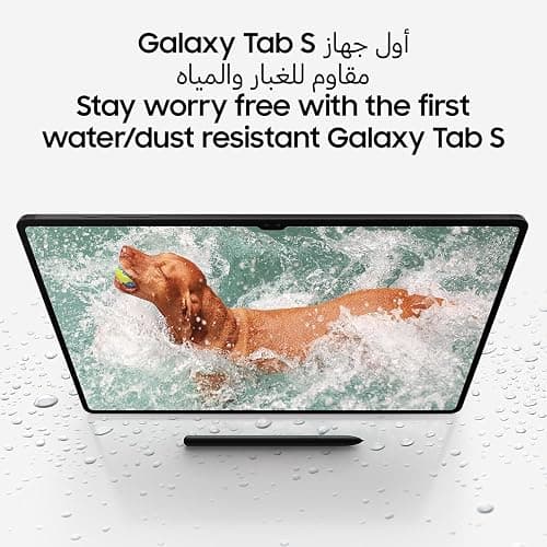 SAMSUNG Galaxy Tab S9 FE+ WiFi Android Tablet, 8GB RAM, 128GB Storage, S Pen Included(International Version) (Gray) thumbnail 6