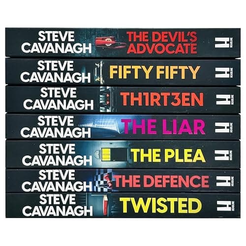 Eddie Flynn Series 7 Books Collection Set By Steve Cavanagh (Twisted,Thirteen, The Defence, The Plea, The Liar, Fifty-Fifty, The Devil's Advocate) thumbnail 2