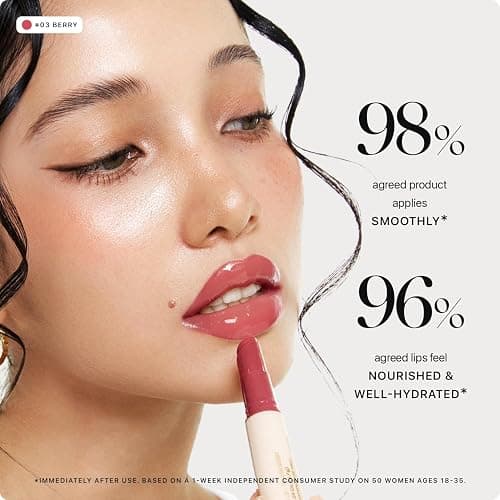 Nature Republic HONEY MELTING LIP (03 BERRY) SOFT LIP STICK, Hydrating Gloss, Moisturizing balms, Sheer tint, Shine & Glowy Finish, korean make up, Stocking Stuffers thumbnail 2