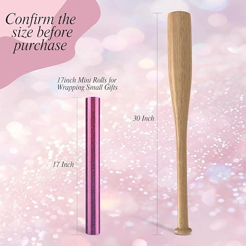 woric Pink Wrapping Paper Roll 17 Inch x 33 Feet Metallic Holographic Point Gift Wrapping for Girls Party, Mother's Day Wedding, Bridal Shower, Birthday, Baby Shower thumbnail 3
