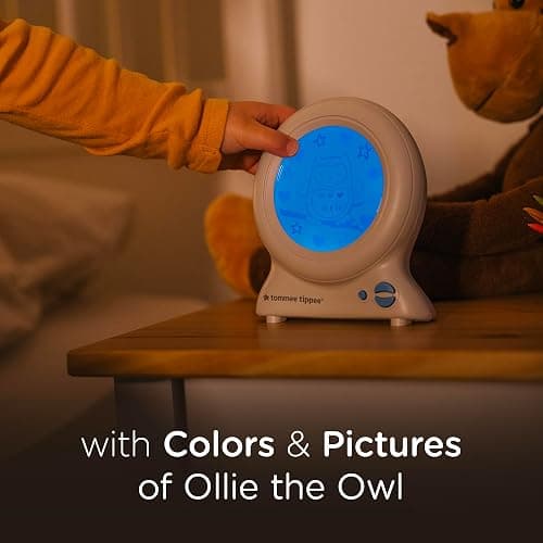 Tommee Tippee Groclock Light and Sound Sleep Trainer Clock for Kids Room, Digital Clock face, LED Nightlight, Optional Alarm Clock, Colourful Digital Display, Adjustable Brightness thumbnail 5