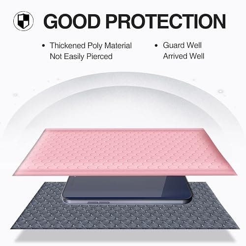 UCGOU Bubble Mailers 8.5x12 Inch Light Pink 25 Pack Poly Padded Envelopes #2 Medium Mailing Opaque Packaging Postal Self Seal Waterproof Boutique Shipping Bags for Clothes Makeup Supplies thumbnail 6