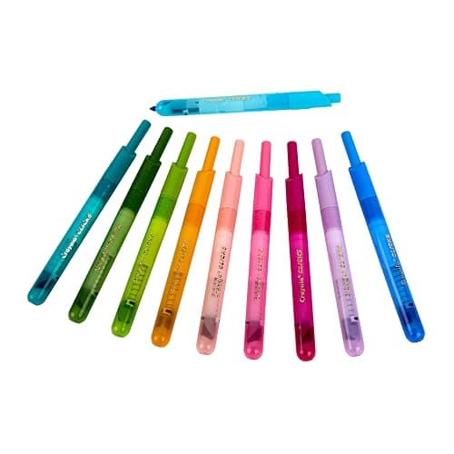 Crayola Clicks Retractable Markers - Bold (10ct), Essential Easter Basket Stuffers, Spring Craft Supplies, Gifts for Kids & Toddlers, No Dry Washable Markers for Kids thumbnail 2