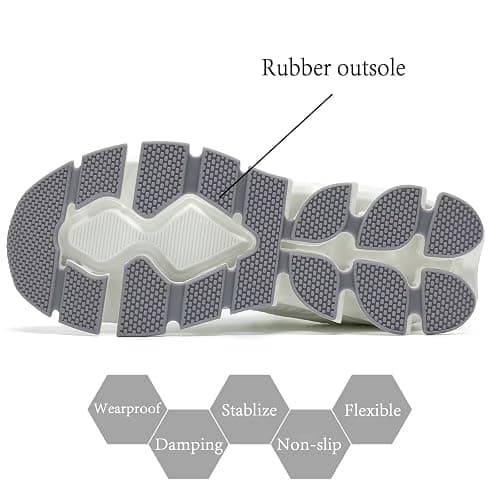 Wrezatro Women's Slip on Walking Running Shoes Blade Tennis Casual Fashion Sneakers Comfort Non Slip Work Sport Athletic Trainer thumbnail 6