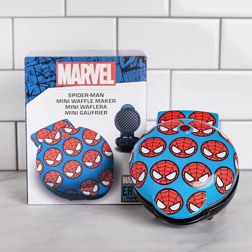 Uncanny Brands Marvel Spider-Man Mini Waffle Maker - Marvel Kitchen Appliance thumbnail 3
