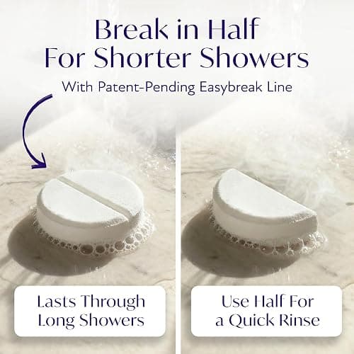 Solia Lavender Shower Steamers Aromatherapy 7-Pack - Patent-Pending Calm Shower Steamers Lavender Bombs, Relaxing Steam Tablets, Selfcare Gifts for Women, Relaxing Bath Gifts thumbnail 3