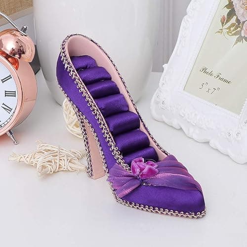 PACKOVE High Heel Jewelry Holder Shoe Ring Holders High-Heeled Earring Organizer Shoe Ring Rack Display Stand thumbnail 2