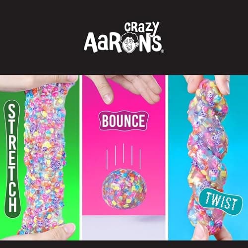 Crazy Aaron's Thinking Putty - Arcade Adventure - Multi-Color Sensory Putty for Kids and Adults in a 4" Tin - Creative and Endless Fun, Stress Relief Therapy Toys, Never Dries Out - Made in USA thumbnail 2