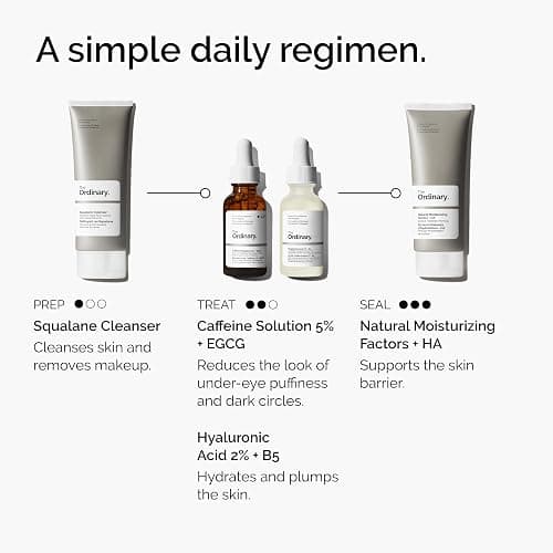 The Ordinary Caffeine Solution 5% + EGCG, Depuffing Eye Serum for Dark Circles and Tired Eyes thumbnail 6