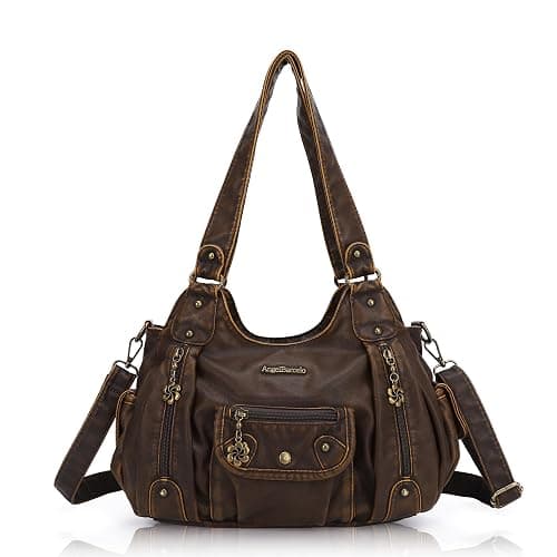 Angel Barcelo Purses for Women Soft PU Leather Shoulder Bag Crossbody Purse and Handbags - Image 1