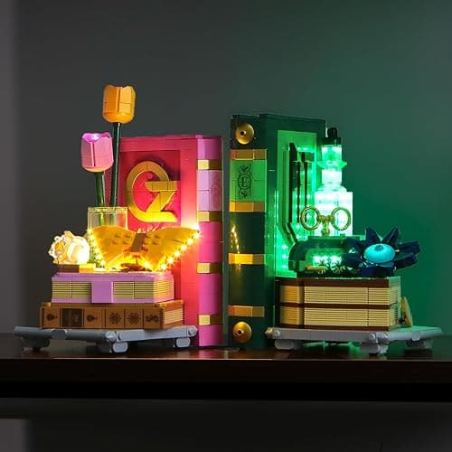 LocoLee Light kit Compatible with Lego 75691 Wicked Glinda & Elphaba Bookends - No Model Only Light, LED Lighting Accessories Compatible with Lego Wicked Set 75691 thumbnail 4