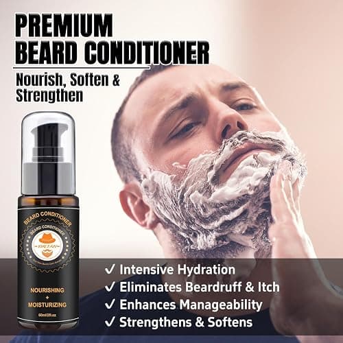 XIKEZAN Beard Kit Gifts for Men Grooming/Care-Soften,Soothe Beard GoodScent | Mens Gift Set Birthday Valentines Fathers Easter Basket Gifts for Men Him Dad Husband Boyfriend Christmas Stocking Stuffers thumbnail 4