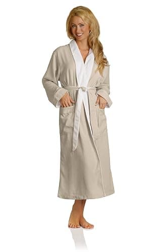 Luxury Spa Robe - Microfiber with Cotton Terry Lining - Image 1