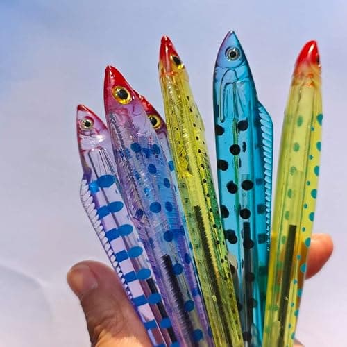 Senroce 6 Packs Novelty Sardine Fish Pens, Cute Fish Pens, Fun Fish-Shaped Ballpoint Pens, Creative Stationery for School, Office, Adults, Gift & Daily Writing thumbnail 3