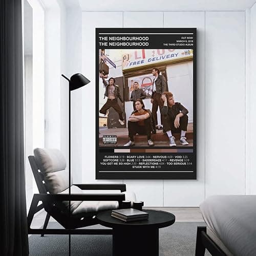 ARTPCE Hard to Imagine The Neighbourhood Ever Changing The Neighbourhood Canvas Poster Wall Decorative Art Painting Living Room Bedroom Decoration Gift Unframe-style12x18inch(30x45cm) thumbnail 3