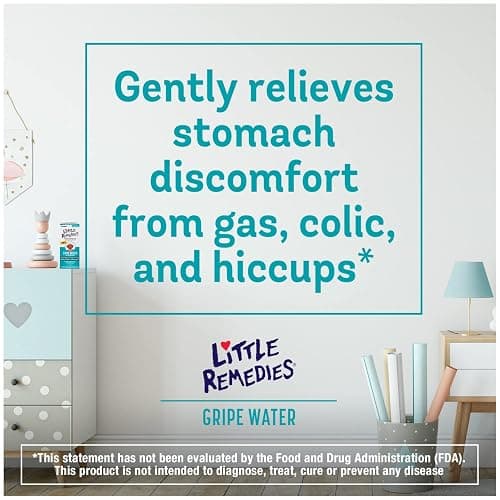 Little Remedies Gripe Water with Chamomile, Baby Gas Relief, 4 Fl Oz | Herbal Supplement with Chamomile, Relieves Gas, Colic & Hiccups, Safe for Newborns, No Alcohol or Artificial Dyes thumbnail 5