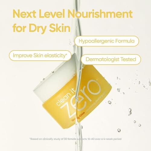 BANILA CO Clean it Zero Nourishing Cleansing Balm | Korean Makeup Remover for Dry Skin | Vegan | Made with Ginseng Root & Soybean Peptide (100ml / 3.38 fl. oz + Gift) thumbnail 2