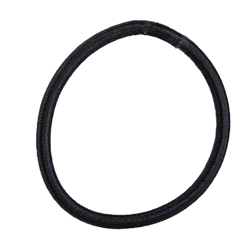 Amazon Basics Pony Tail Hair Ties - Black 4 MM Elastics for All Types, 32 Count thumbnail 5