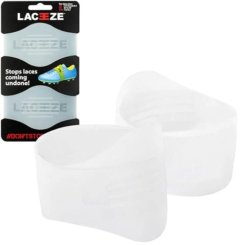 Laceeze Original Bands Fits shoe size 1-7 USA keeps laces tied during sport, soccer, rugby, field hockey - Image 1