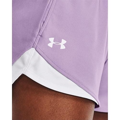 Under Armour Women's Play Up 3.0 Shorts - Standard - Medium - Octane (566)/White thumbnail 3
