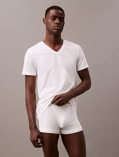 Calvin Klein Men's Cotton Classics 3-Pack Undershirts thumbnail 6