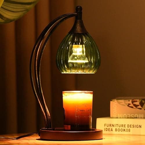 Candle Warmer Lamp, Electric Candle Warmer with Timer Dimmer - for Scented Jar Candles - Melter Lamp for Housewarming Gifts New Home Decor thumbnail 9