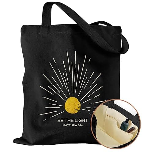 Miss Adola Aesthetic Canvas Tote Bag with Inner Pocket for Women, Cloth Cotton Totes Bag with Pattern for Shopping, Gym - Image 1