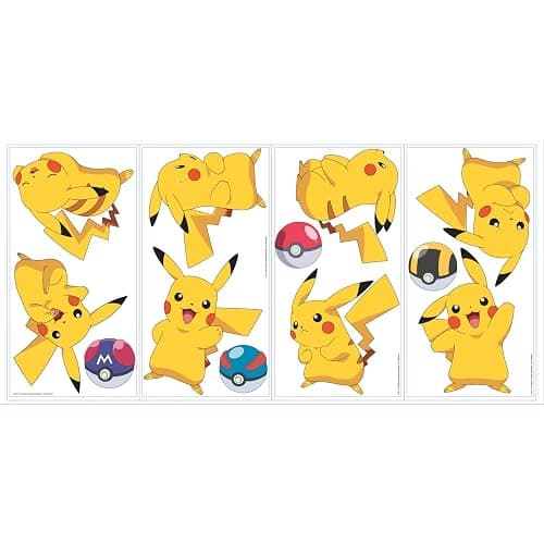 RoomMates RMK3596SCS Pokemon Pikachu Peel and Stick Wall Decals thumbnail 5