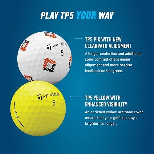 TaylorMade Golf TP5 Golf Balls thumbnail 7