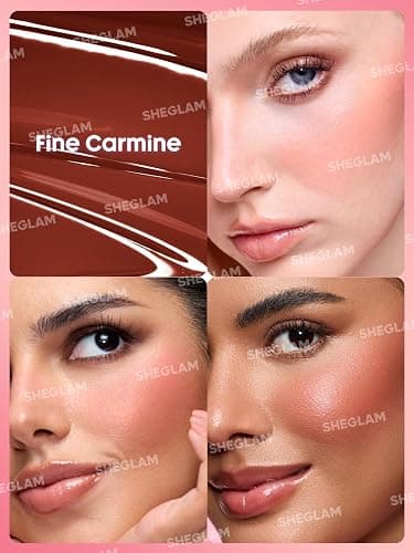 SHEGLAM Color Bloom Liquid Blush-Fine Carmine thumbnail 3