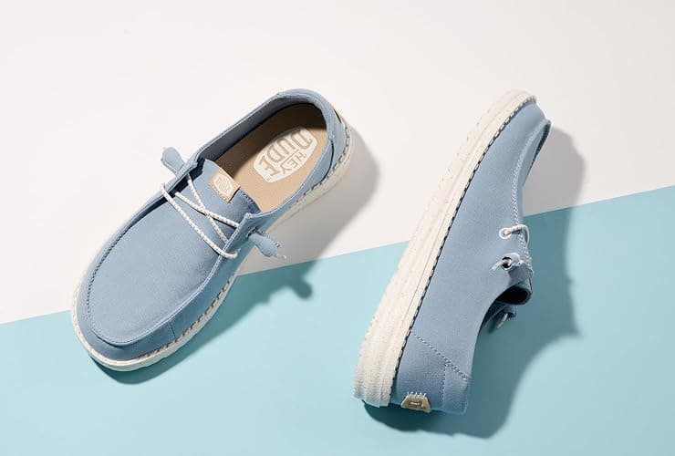 HEYDUDE Women’s Wendy Amazon Exclusive | Women’s Slip-On Loafers | Comfortable, Lightweight, Breathable Casual Shoes thumbnail 3