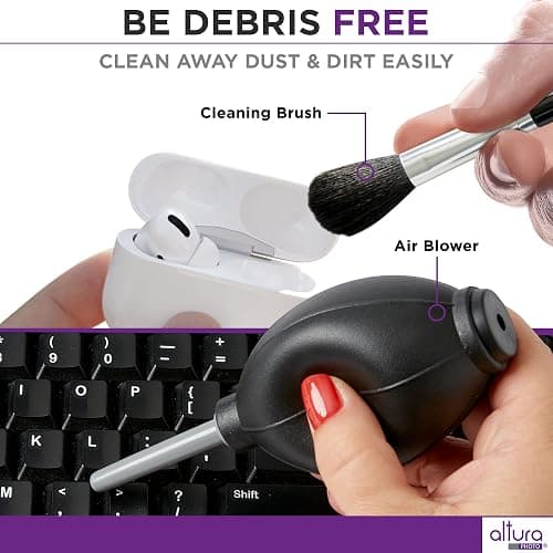 Keyboard Cleaner & Laptop Cleaning Kit - All-In-One Electronic Screen Cleaner for Computer, PC, MacBook, iPhone, Camera Accessories - Gifts for Gamers Men, Stocking Stuffers for College Tech Guy Geeks thumbnail 5
