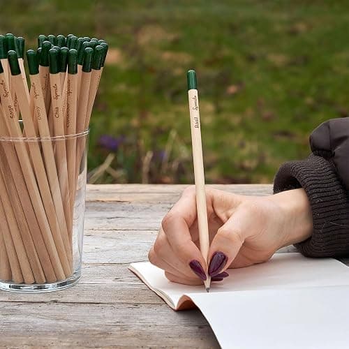 SproutWorld Plantable Pencils 8 Pack | HB Pre-Sharpened Wood-Cased Graphite with Flower, Herb & Vegetable Seeds | Eco-Friendly Gift for Drawing, Sketching & Shading | Original Edition thumbnail 4