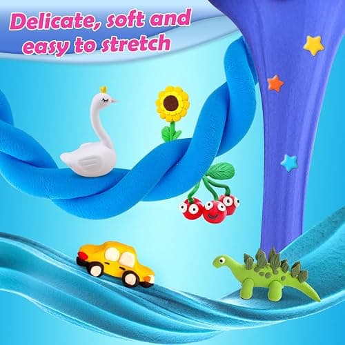 ESSENSON Air Dry Clay 150 Colors, Modeling Clay for Kids, DIY Molding Magic Clay for with Tools, Toys Gifts for Age 3 4 5 6 7 8+ Years Old Boys Girls Kids thumbnail 4