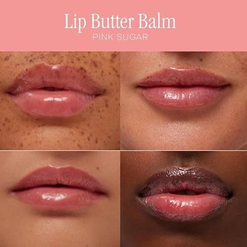 Summer Fridays Holiday Lip Butter Balm Set - Conditioning Vegan Lip Balm for Instant Moisture, Shine & Hydration - Includes Cherry, Sweet Mint & Pink Sugar (3 Count) thumbnail 5