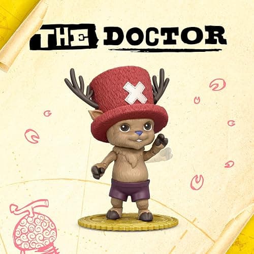 One Piece Tony Tony Chopper 4″ (10 cm) Action Figure with 6 Accessories. Includes Swappable Facial Expressions, Medical Bag, Medical Vial, and Berry Coin Display Base thumbnail 5