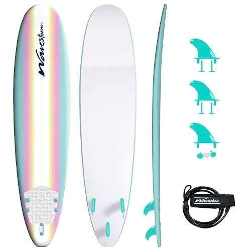 Wavestorm - Classic Soft Top Foam 8ft Surfboard - Image 1