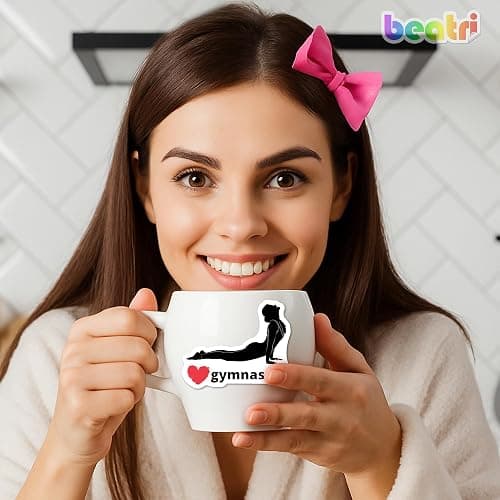 BEATRI Gymnastics Stickers 50Pcs Vinyl Waterproof Gymnastics Gifts Decor | Non-Repeating Decals, High-Definition Print for Laptop, Luggage, Water Bottle, Journaling & Travel Gear thumbnail 9