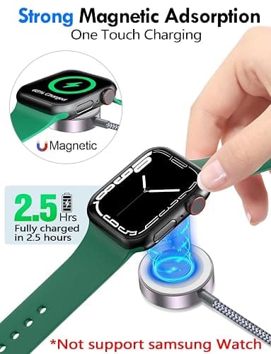 2Pack Multi Charging Cable Cord for Travel Vacation Essentials,Apple Watch Charger,iPhone 17 Charger,[3-in-2] USB A/Type C/Lightning Cable for iWatch,iPhone 17-11,Xbox Series X&S,Airpods,Home,Office thumbnail 7