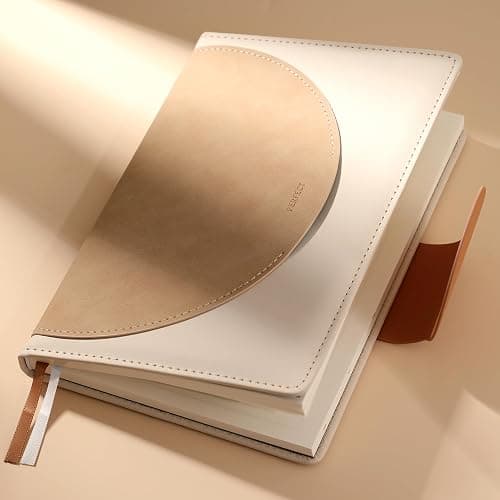 CAGIE Lined Journal for Women, 100GSM Leather Journals for Writing with Buckle Closure,A5 Hardcover Diary Journaling Notebooks for Business Work School Note Taking 5.9" x8.59 (Brown) thumbnail 2