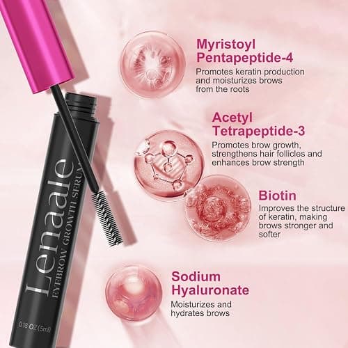 Eyebrow Growth Serum Advanced Eyebrow Serum for Women Eye Brow Serum for Growth Thicker, Fuller, Naturally Beautiful Brows - 5mL thumbnail 5