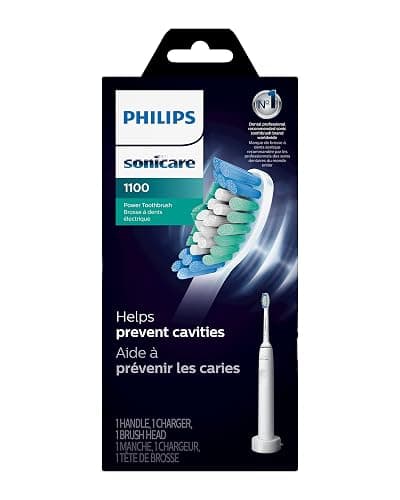 PHILIPS Sonicare 1100 Power Toothbrush, Rechargeable Electric Toothbrush, White Grey HX3641/02 thumbnail 13