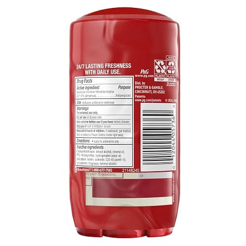 Old Spice Dry Feel Antiperspirant Deodorant for Men, 24/7 Freshness, 24/7 Sweat & Odor Protection, Gentle on Skin with Skin Conditioners, Oasis with Vanilla + Argan Oil Scent, 2.6 oz (Pack of 2) thumbnail 8