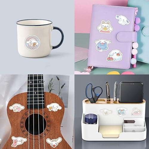 120PCS Cinnamoroll Stickers for Kids,Vinyl Waterproof Decal for Water Bottle Laptop Toy Sticker for DIY Decorate Bumper Phone Hard Hat Kids Teens Gifts (Cinnamorol) thumbnail 5