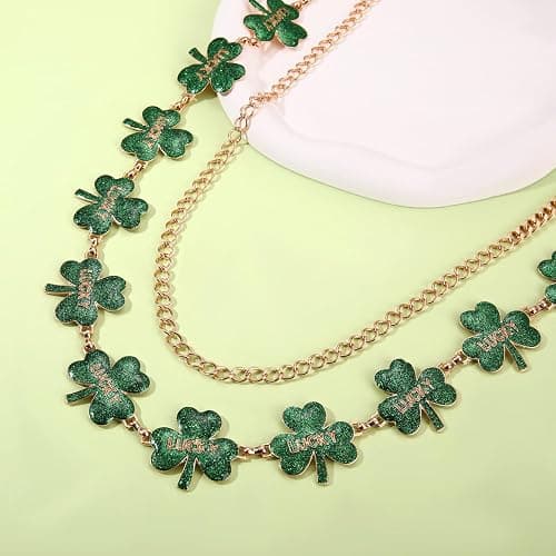 Mardi Gras Waist Chain for Women Purple Green Yellow Fleur De Lis Waist Chain Belt Adjustable Mardi Gras Belly Chains Body Jewelry Accessories Holiday Gifts for Her thumbnail 6