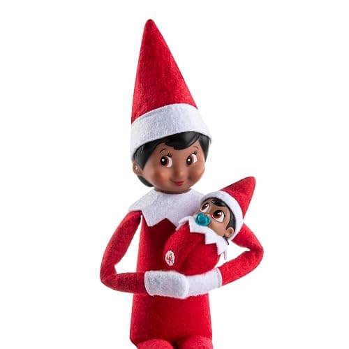 The Elf on the Shelf Frost Pips Mini Blooms Elf Baby Girl with Brown Eyes - Includes Frost Flower Cradle - for Ages 3 Years and Above thumbnail 5