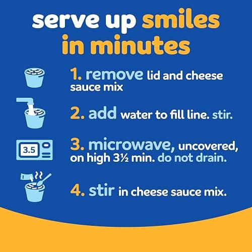 Kraft Mac and Cheese Dinner, 8 Microwaveable Cups, Original, 2.05 oz | for Easy Dinner or Dinner Sides No Artificial Flavors, Preservatives or Dyes thumbnail 7